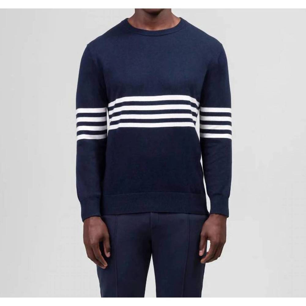 NEW RON DORFF men's sweater in navy